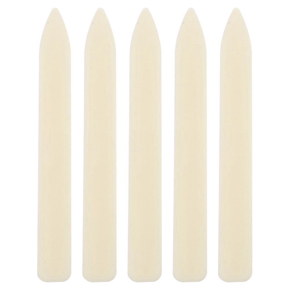 5-teiliges Set Aus Kunststoff-falzbein, Brieföffner, Papierfalzwerkzeug, Papierbastelwerkzeug, Papierfaltwerkzeug-20.50x2.40x0.50cm-beige