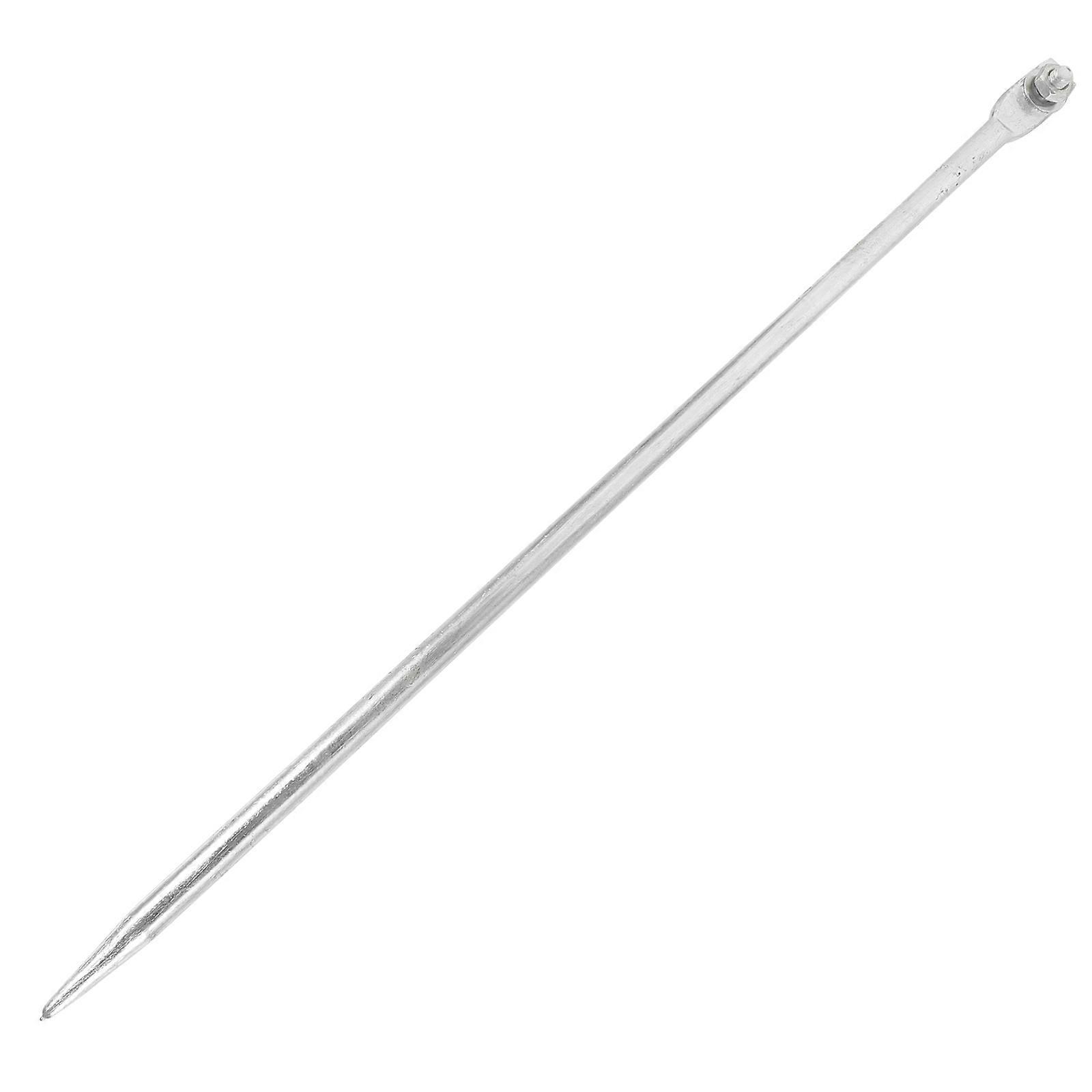 Erdungsstab, Eisen-erdungsstift, Elektrisches Erdungskabel, Erdungsschiene, Erdungsstab-50x1.2cm-silver
