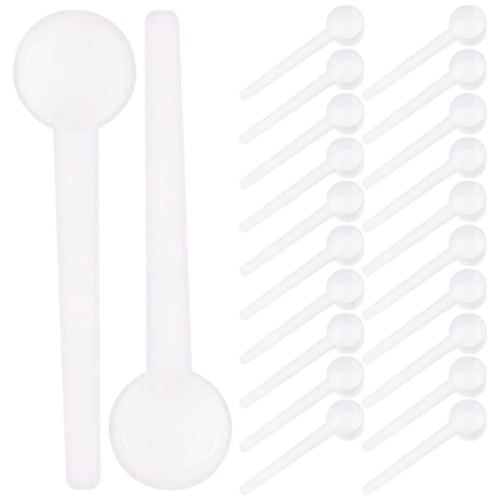 100 Stück 5 G Messlöffel Aus Kunststoff Für Kaffee, Milchpulver, Flüssigkeiten Und Gewürze, Nachfüllbar, Wiederverwendbar, Kompatibel (weiß)-100pcs-white