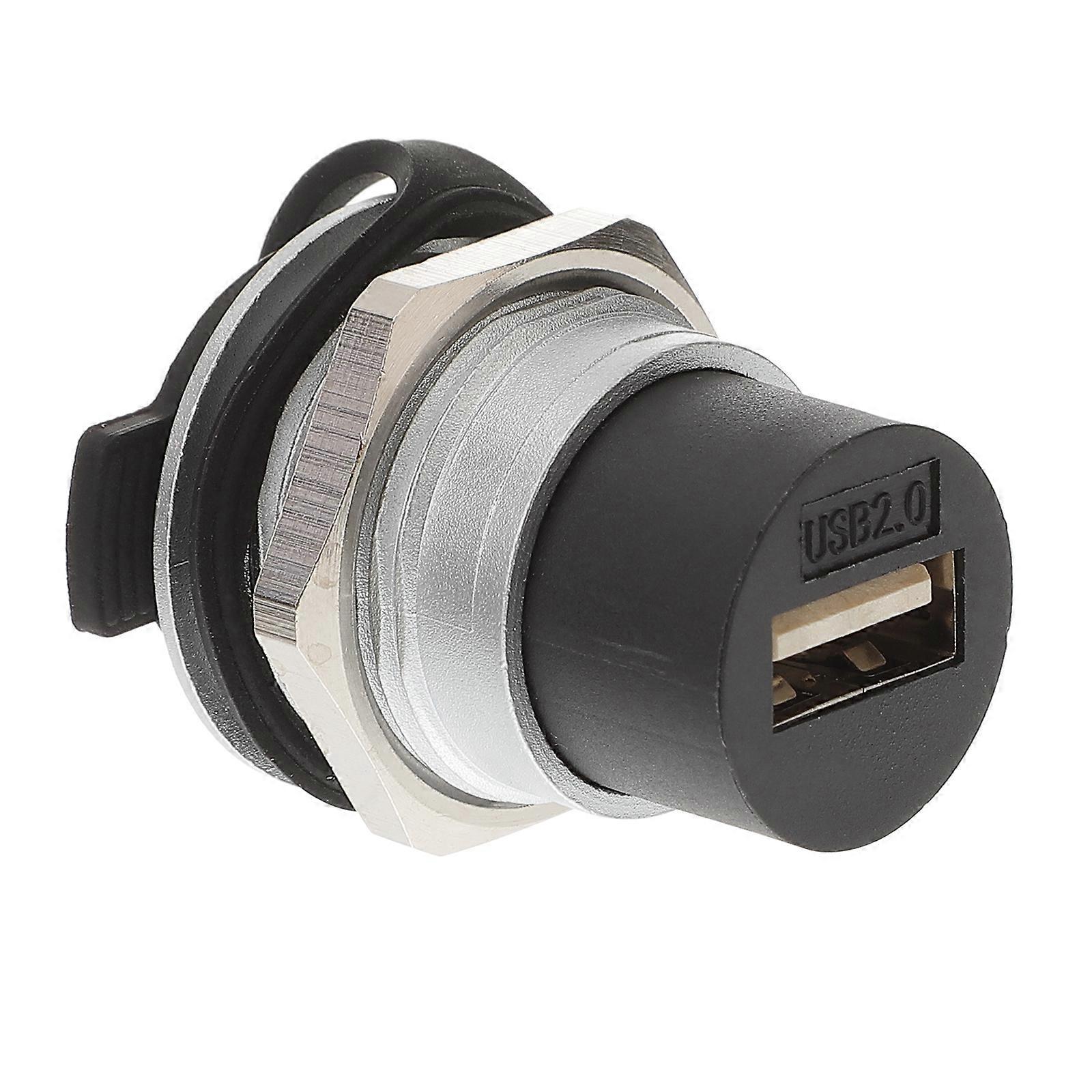 Usb-einbaustecker, Industrieller Usb 2.0-durchgangsstecker, Usb-unterputzstecker-3.50x2.80x2.80cm