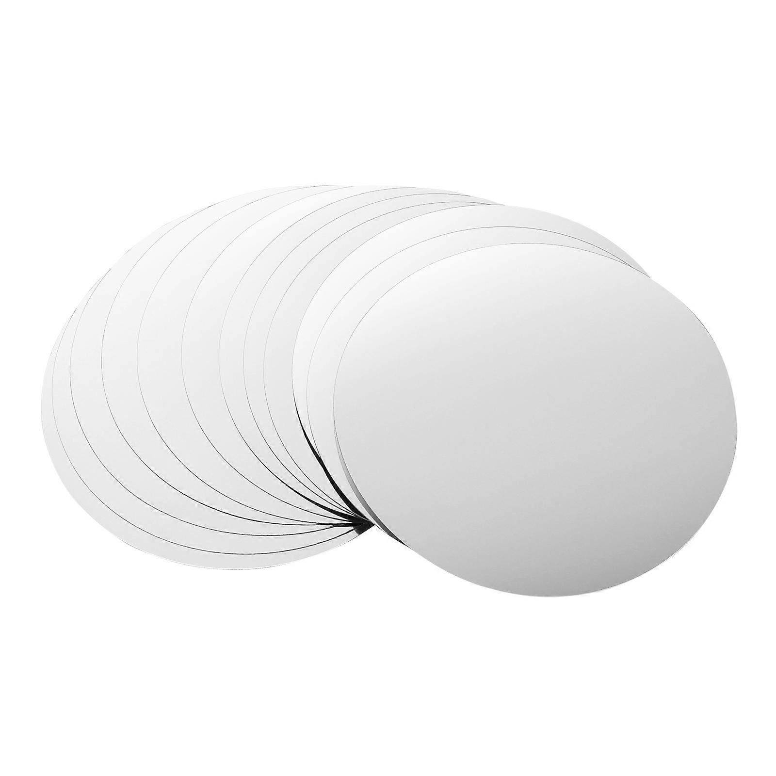 12 Stück Aluminiumfolien-weinausgießer-scheiben, Tropfstoppscheiben, Weinausgießer-zubehör (silber)-7.50x7.50x0.01cm