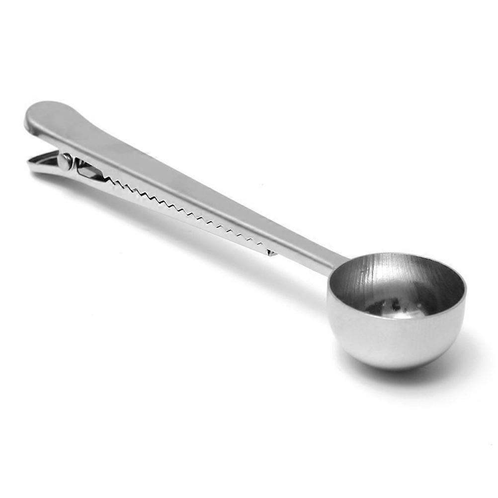 Kaffeelöffel Aus Edelstahl Mit Beutelclip, Messlöffel Für Milch Und Milchpulver-16.00x3.70x2.50cm-silver