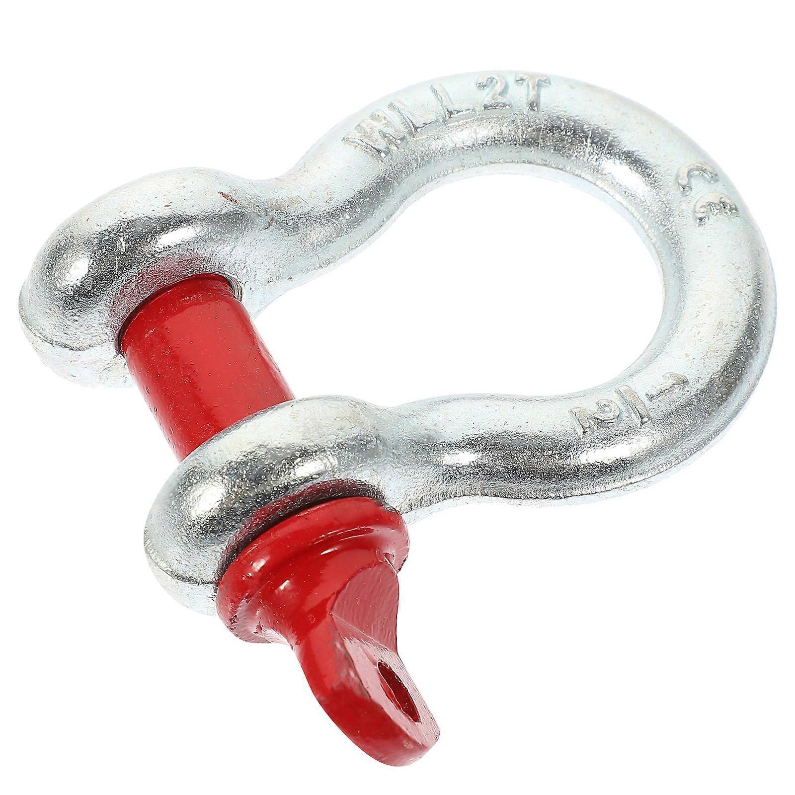 Verzinkter Ankerschäkel Mit Schraubbolzen, 1/2" Hochleistungs-offroad-schäkel (2 Tonnen)-8.5x8cm