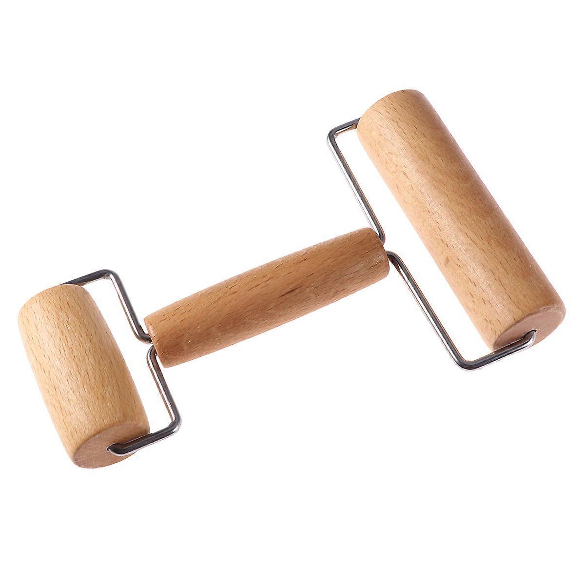 T-förmiges Nudelholz Aus Holz, Backwerkzeug Für Pasta, Kekse Und Pizza-17.50x11.00x2.70cm