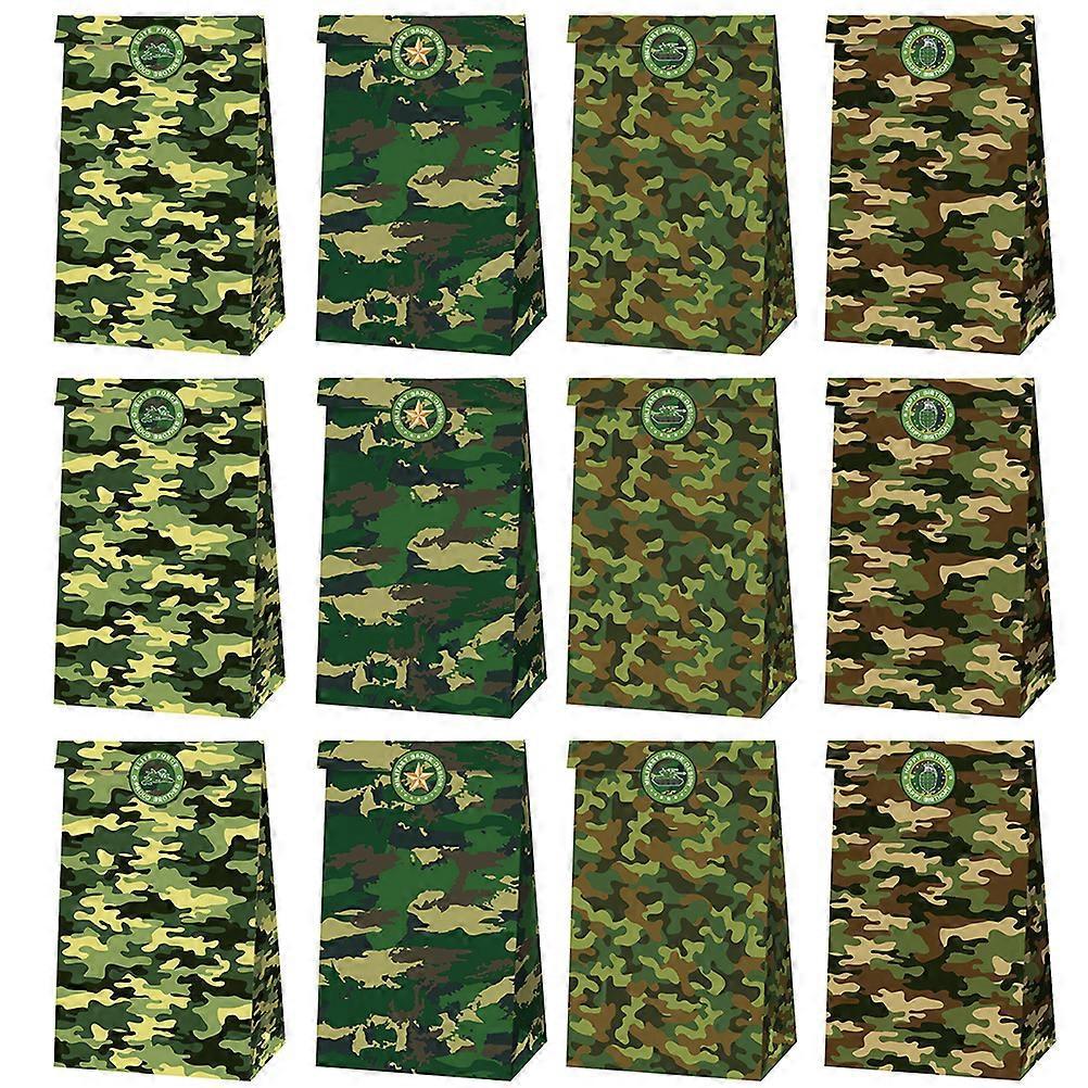 1 Set Süßigkeiten-verpackungsbeutel, Snack-papieraufbewahrungsbeutel, Lebensmittelaufbewahrungsbeutel-19.8x11.9x7.8cm-green
