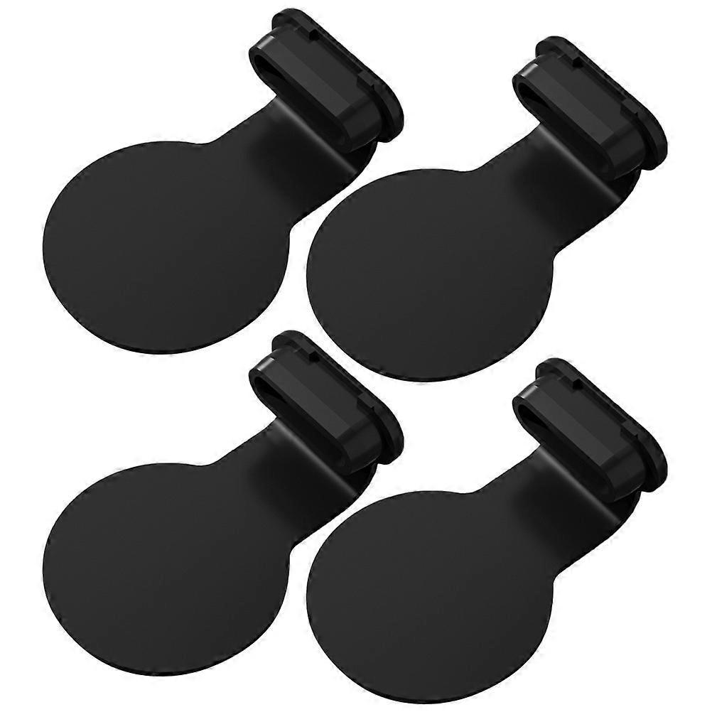 4 Stück Staubschutzstopfen Zum Schutz Von Datenanschlüssen, Selbstklebende Stopfen, Kompatibel Mit Typ-c-2.30x1.60x0.40cm-black