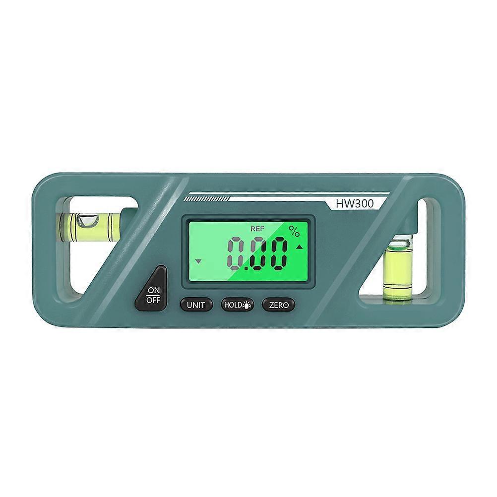 Digitaler Winkelmesser, Mini-digitalwinkelmesser, Neigungsmesser, Winkelwasserwaage-13x5.7cm-olive Green