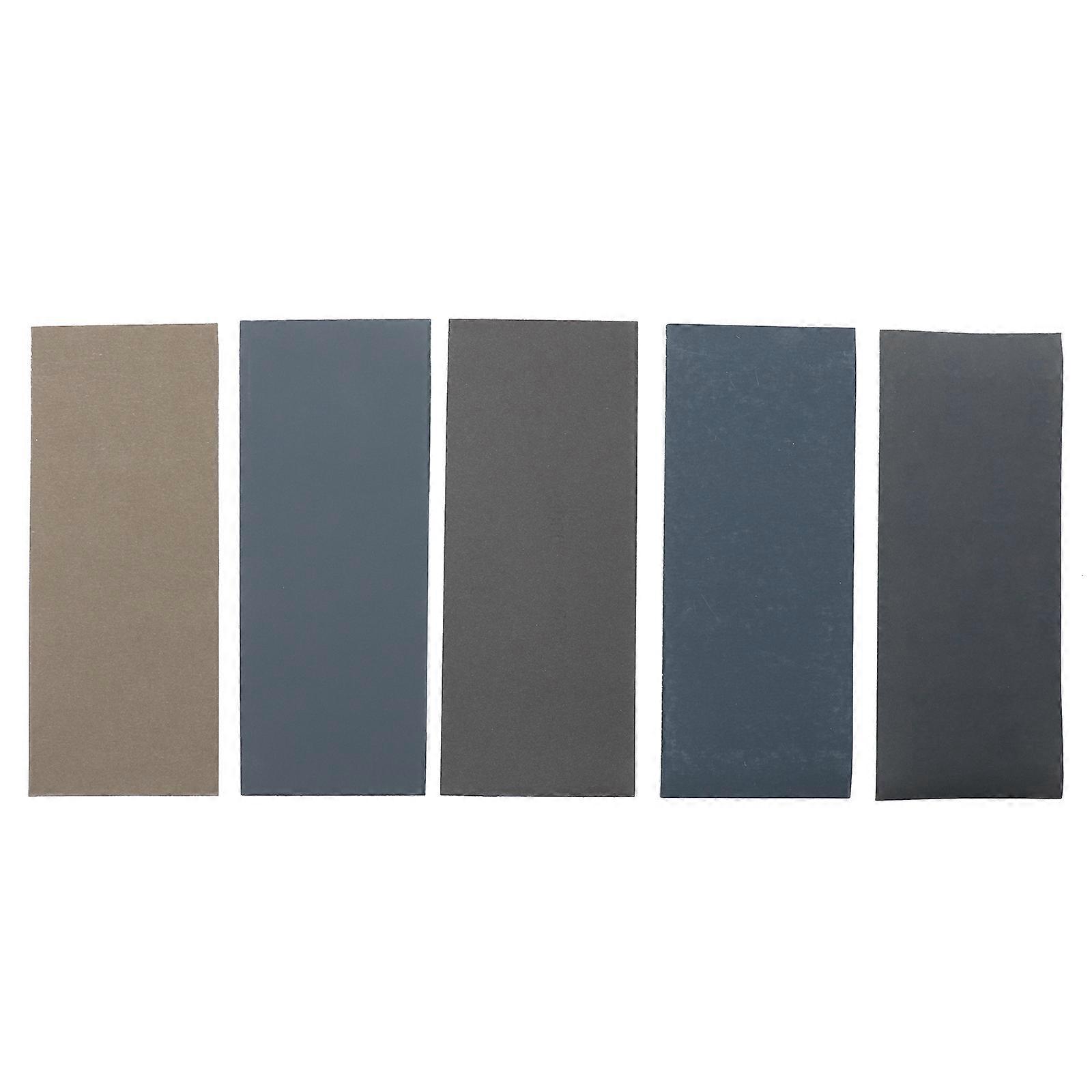 25 Stück Nass- Und Trockenschleifpapier Für Metall, Sortierte Körnung-23x9.3cm-black