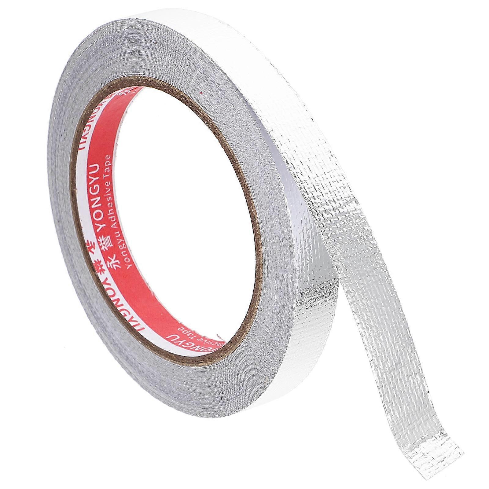 1 Rolle Hitzebeständiges Glasfaser-aluminiumfolienband Für Rohrleitungsreparaturen-2000x1.5cm-silver