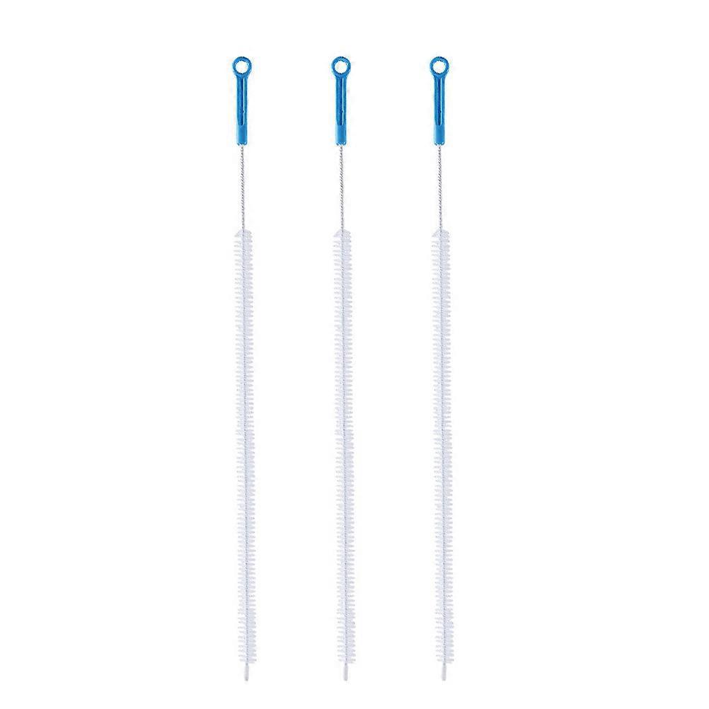 3-teiliges Universal-rohrreinigungsbürsten-set Mit Spiralförmigen Nylonborsten-71x2cm-sky-blue