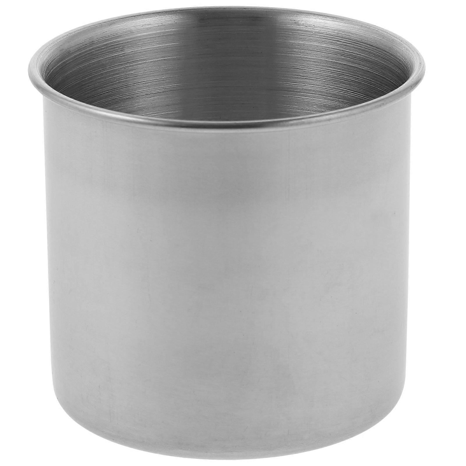 Tragbarer Reismessbecher, Metallmessbecher, Backbecher Für Zuhause-6.40x6.40x5.80cm-silver