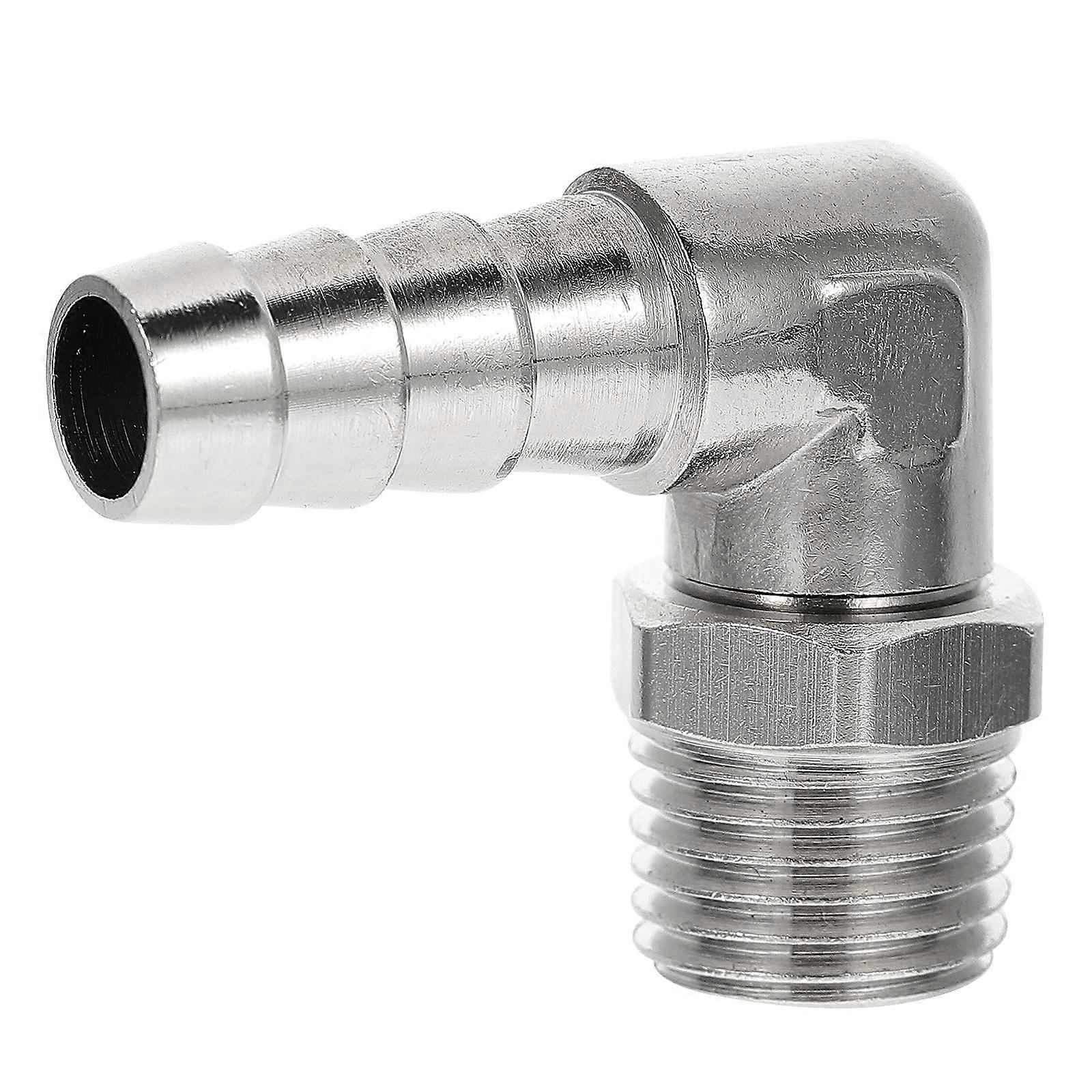 Luftschlauchverbinder Kupfer-luftschlaucharmaturen Luftkompressorzubehör (pl 8-1/4)-1.3x2.8x3.5cm-silver