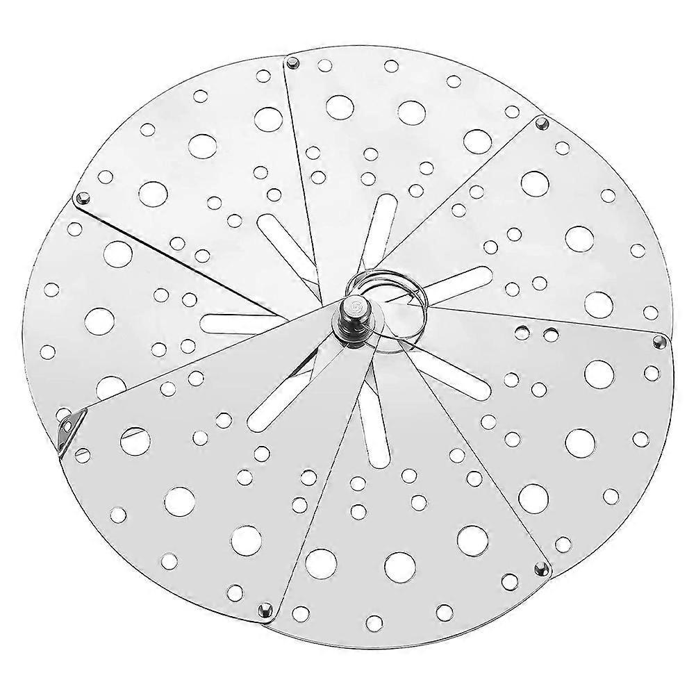 1 Stück Auslaufschutzdeckel, Verstellbarer Deckel, Edelstahl-auslaufschutz-22.50x22.50x1.00cm-silver