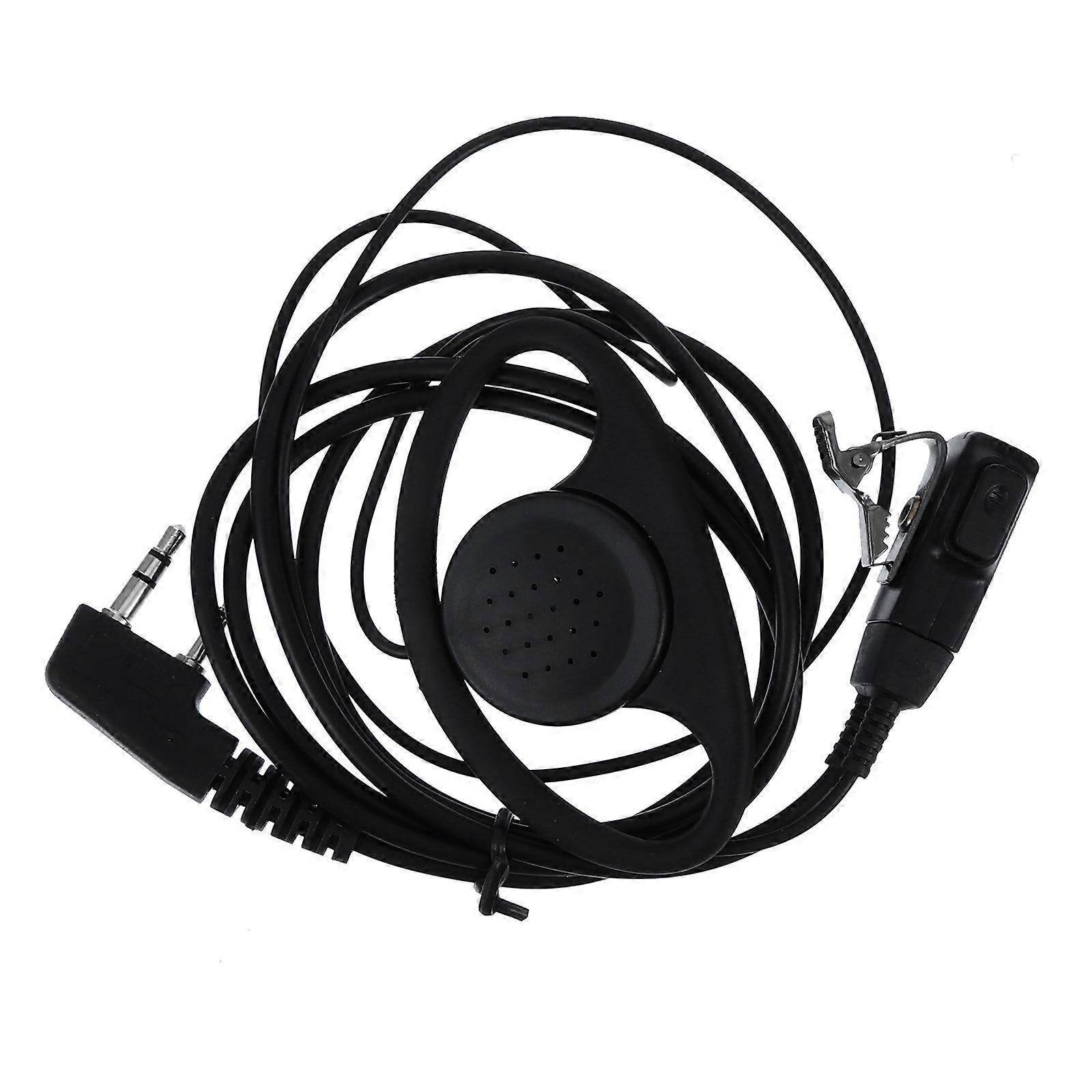 Stück Intercom-headset, Walkie-talkie-headset, 2-wege-funkgerät, Ohrhörer-98x6.8cm-black