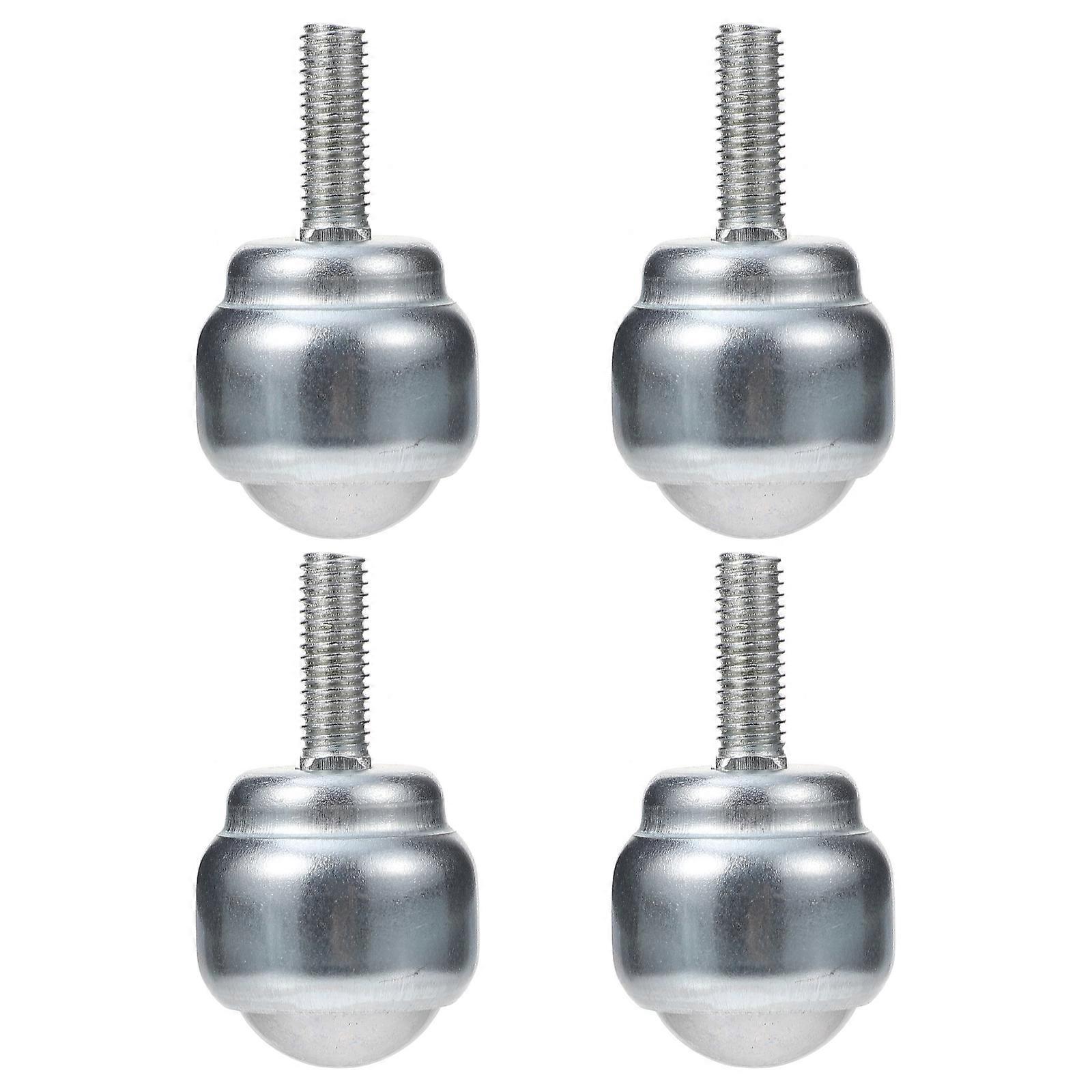 4 Stück Kugelrollen, Tragbare Kugelrollen, Nützliche Transferrollen-5.5x3cm-silver
