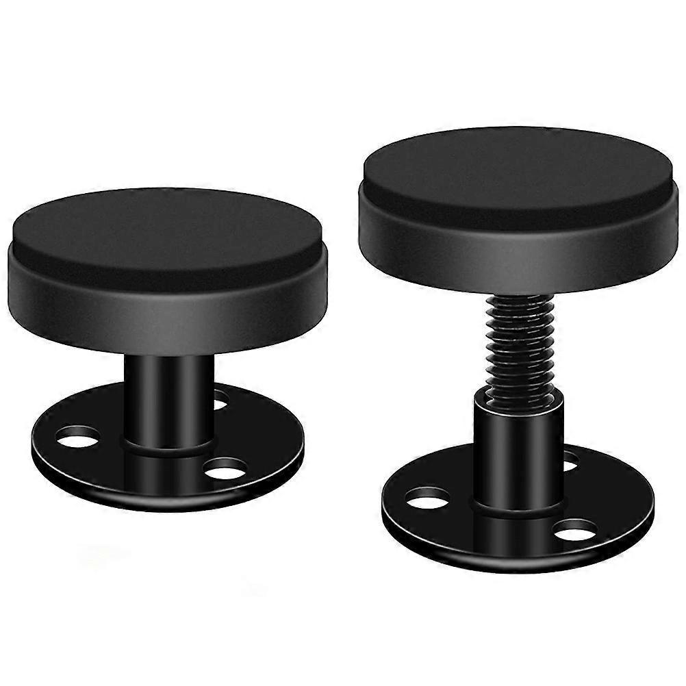 2 Stück Kopfteilstabilisatoren, Verstellbar, Gewinde, Bettgestell, Anti-wackel-werkzeugset-4.40x3.70x3.30cm-black