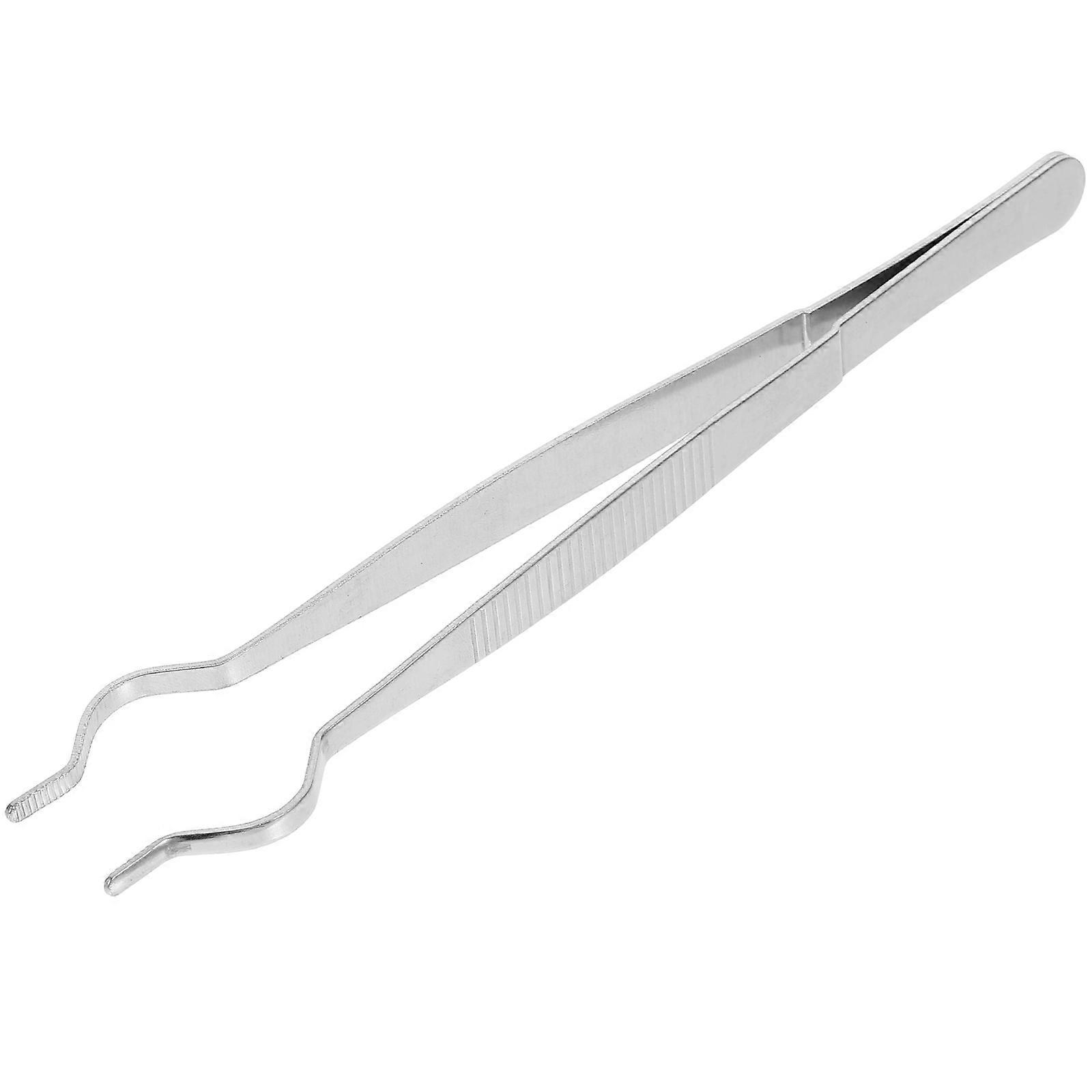1 Stück Reagenzglaspinzette, Zentrifugenröhrchenpinzette, Clips, Halter Für Reagenzgläser-20.00x2.50x1.20cm-silver