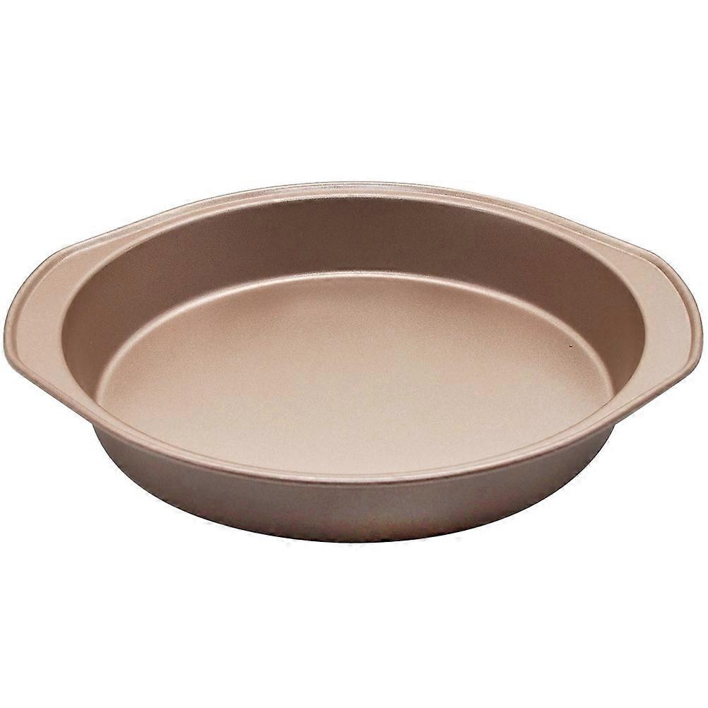 Verschleißfestes Backblech, Antihaft-backform, Metall-backblech, Pizzablech, Ofenblech-24.30x22.30x3.50cm-golden