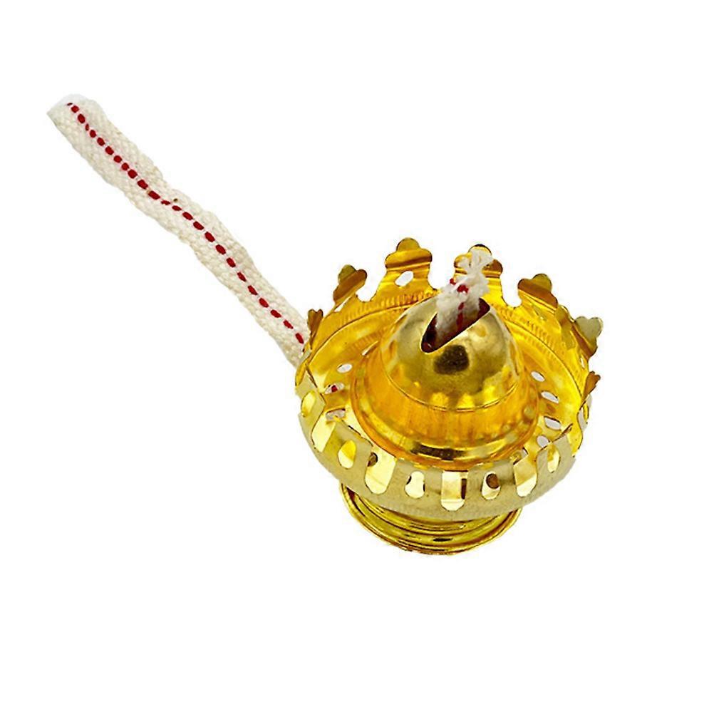 Set Öllampenbrenner Und Docht Als Ersatzteil Für Petroleumlampen (diy-zubehör)-3.7x3.7x5cm-golden