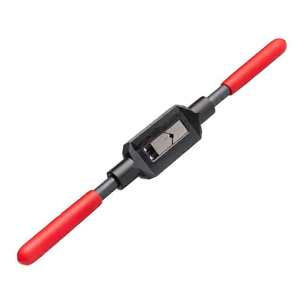 Verstellbarer Gewindebohrerschlüssel, Robustes Gewindebohrer-steckschlüssel-werkzeug, Praktisches Handwerkzeug (rot)-18.5x3cm-red