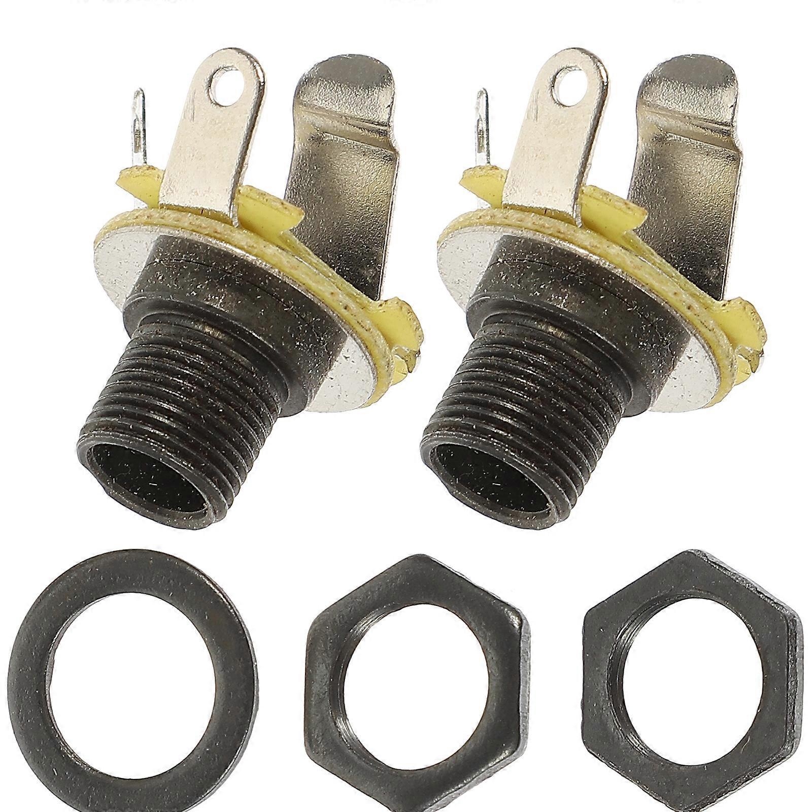 Stück Gitarren-bass-ausgangsbuchse, Gitarren-bass-buchse, E-gitarren-bass-ausgangsbuchse-3x1.6cm