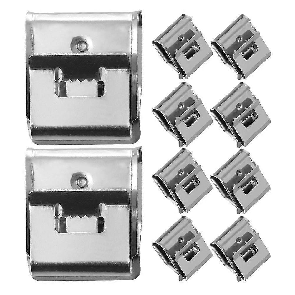 55 Stück Solar-photovoltaik-kabelklemmen, Edelstahl-kabelklemmen, Verdrahtungsklemmen, Drahtklemmen, Kabelclips-2.00x1.70x1.00cm