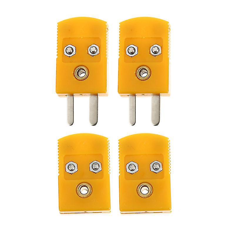 4 Stück Thermoelementstecker