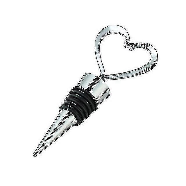 2er-set Barzubehör: Herzförmiger Weinflaschenverschluss, Drehverschluss Für Rotweinflaschen, Ideal Als Gastgeschenk Für Hochzeiten, Champagnerverschluss Oder Party-souvenirs.