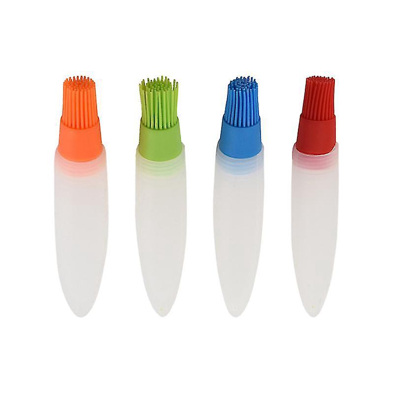 4-teilige Silikon-flaschenbürste