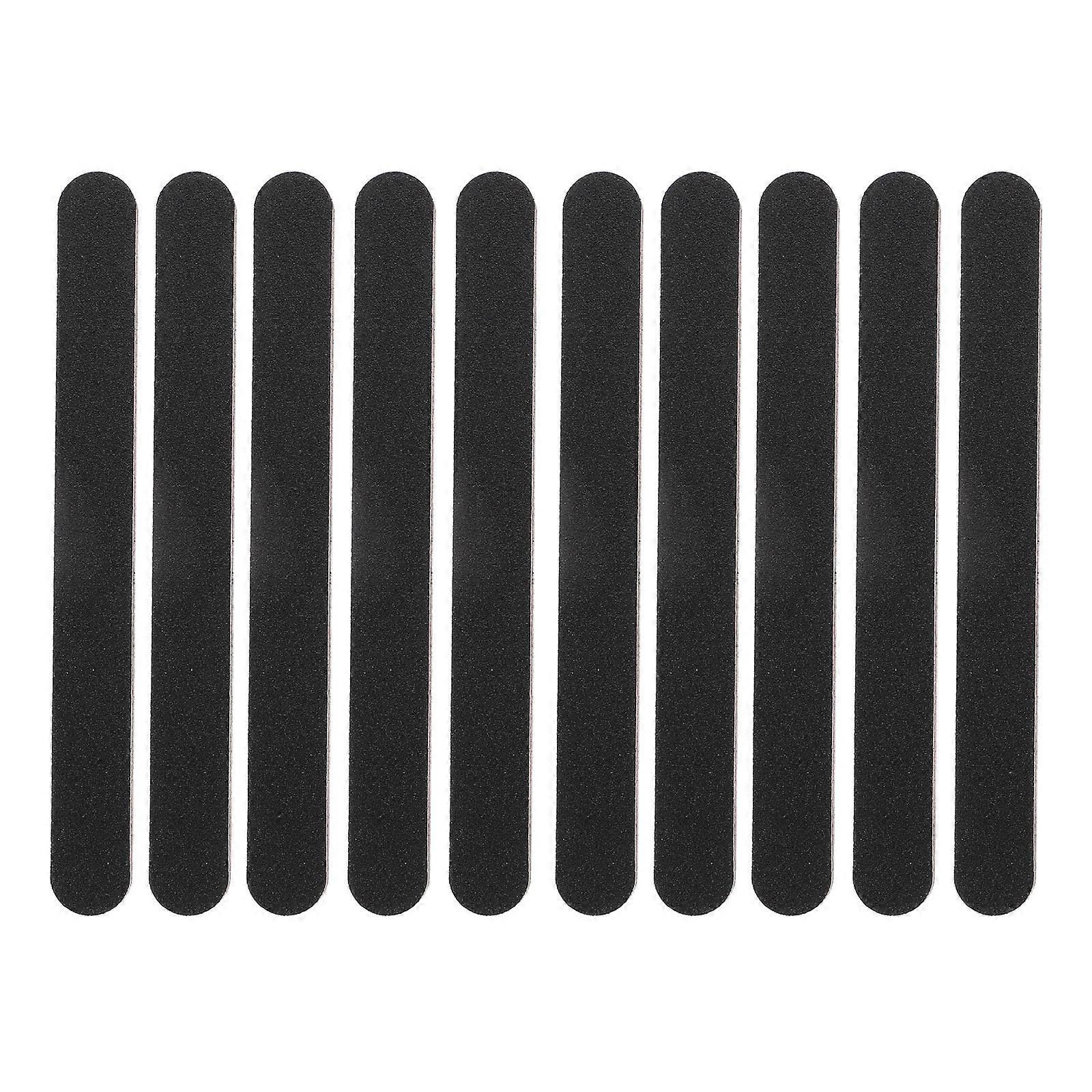 10 Stück Schleifstäbe, Professionelle Polier- Und Schleifstäbe Für Kunststoffmodelle-18x2x0.4cm-black