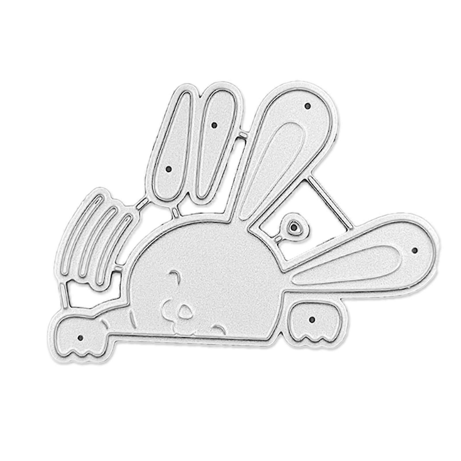 Stanzform Osterhase, Verschleißfest, Glatte Oberfläche, Kartenherstellungsvorlage, Form Für Bastelarbeiten