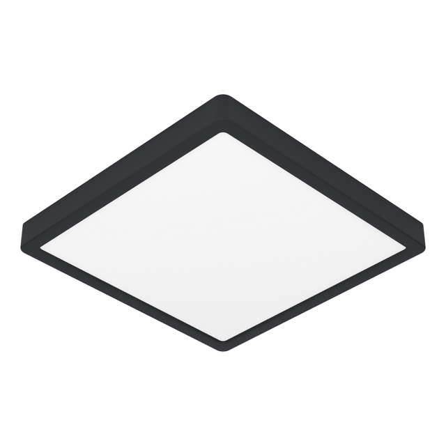 EGLO FUEVA 6-Z PLAFOND 390X390 RGB/CC 17.8W 2700LM IP44 SCHWARZ