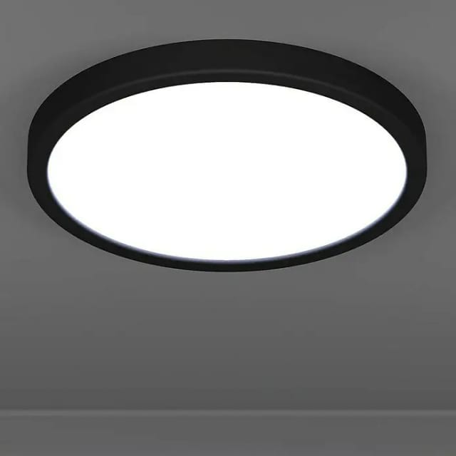 EGLO FUEVA 6-Z PLAFOND Ø280 RGB/CCT 14.3W 1800LM IP44 SCHWARZ