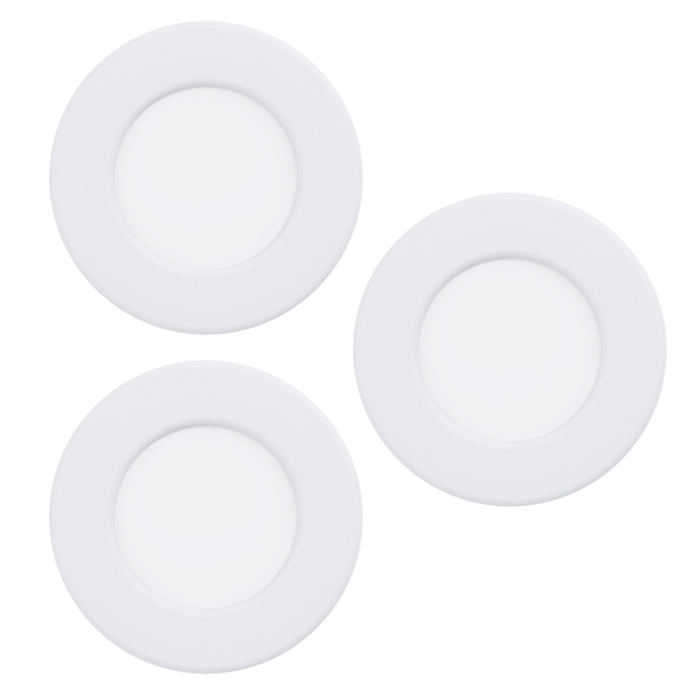 EGLO FUEVA 6-Z EINGEBAUT. SET Ø88 RGB/CCT 3X2,8W 1020LM IP44 WEISS