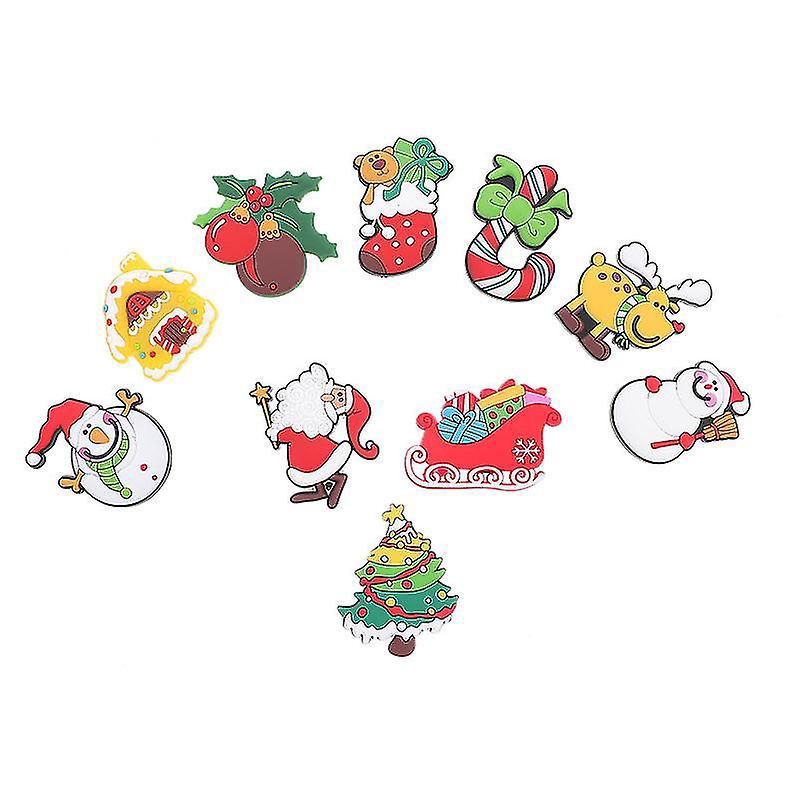 10 Stück Weihnachts-kühlschrankmagnete