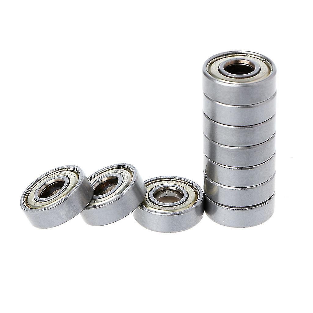 Doppelt Abgedichtete Mini-flanschkugellager, Flanschlager Aus Chromstahl, 10 Stück