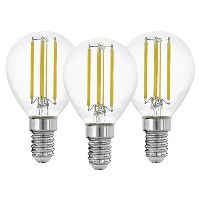 EGLO LED-Lampe P45 7W 806LM 2700K 3 STÜCK KLAR E14