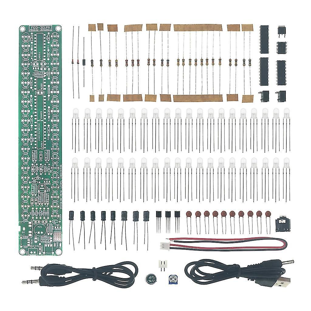Verbessertes Diy-lötset Mit Elektronischem Audio-spektrumanalysator Und Pegelanzeige