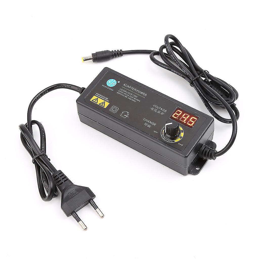 Einstellbares Netzteil Mit Digitaler Spannungsanzeige (3–12 V, 5 A, Eu-stecker)