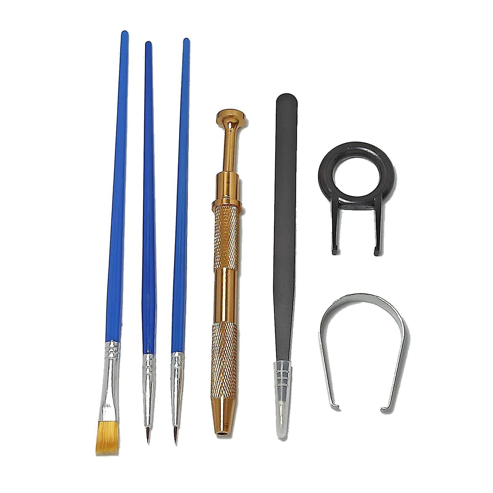 8-teiliges Set Mit Pinzette, Schmierwerkzeug, Bürste, Schalterabzieher Und Stiftauszieher Für Mechanische Tastaturen