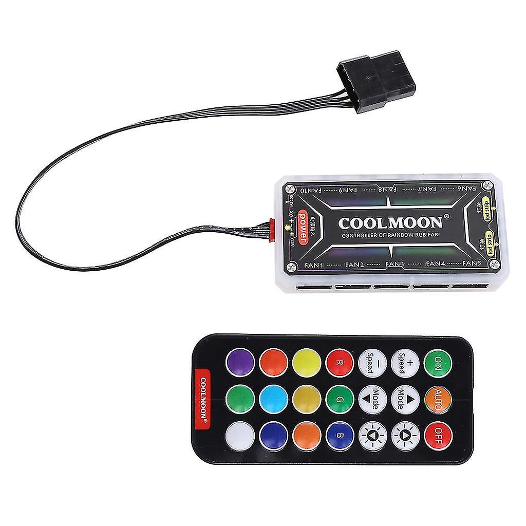 Coolmoon Rgb-fernbedienung Dc12v 5a Led-farb-intelligenter Controller