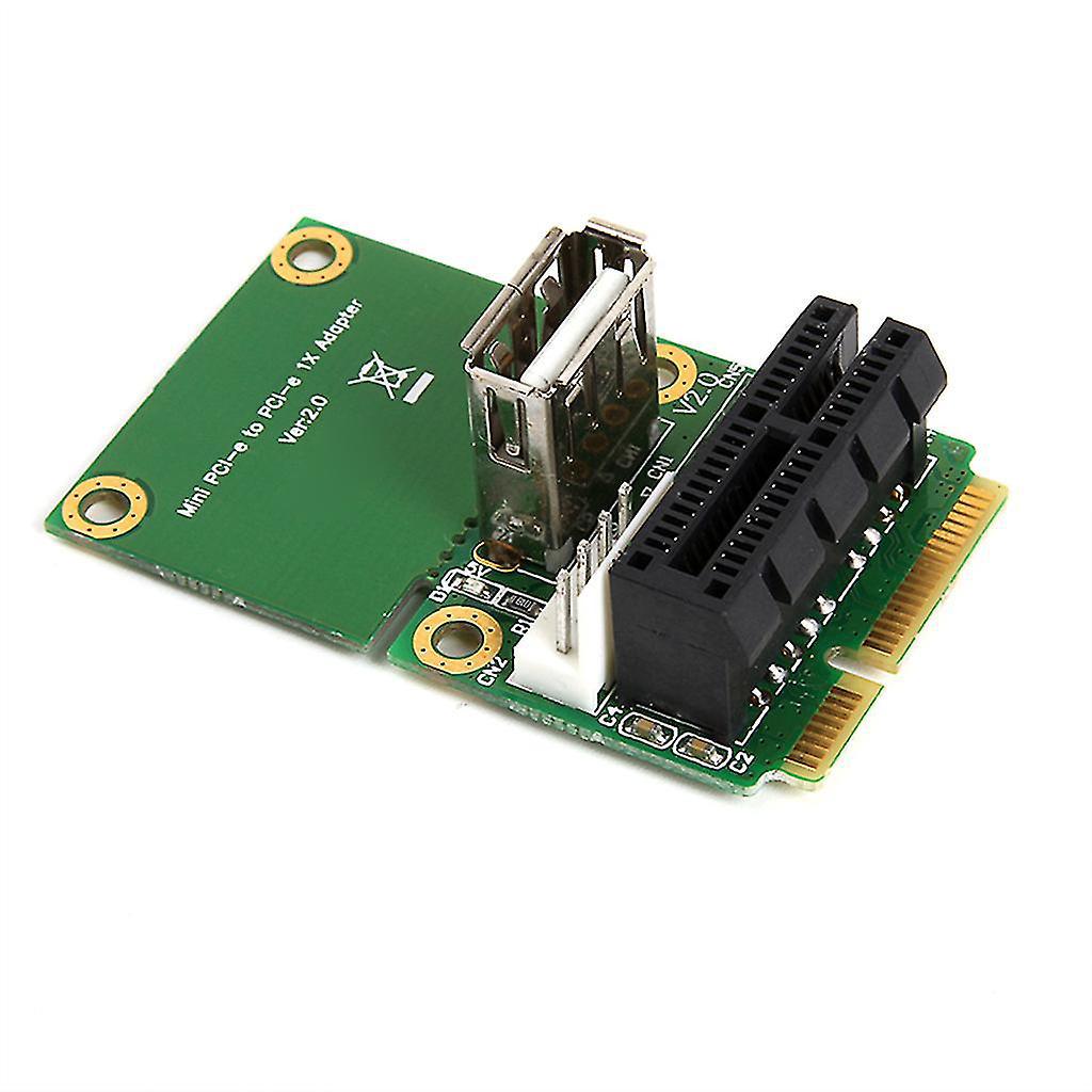 Mini-halb-pcie-zu-pcie-riserkarte, Pcie 1x-zu-pcie-adapterkarte, 4-polig, Usb 2.0