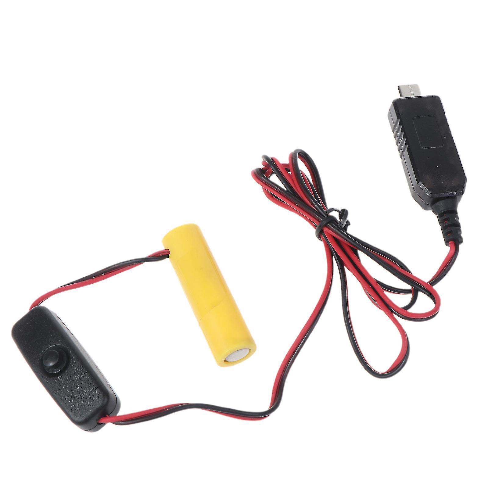 1,5-v-aa-batterie-eliminator-usb-c-netzteil Zum Ersetzen Einer Aa-batterie Mit Schalter