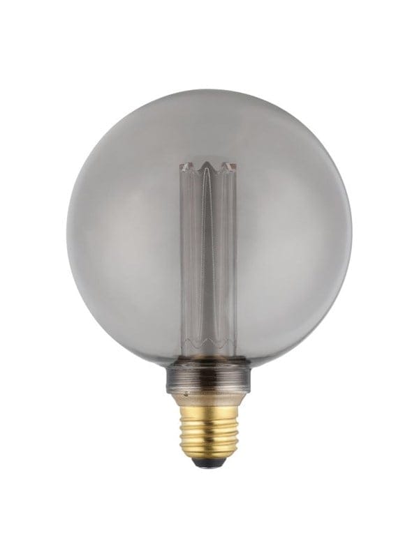 EGLO LED-Lampe E27 G125 4.3W 200LM 1800K 3-STUFIG SMOKE E27