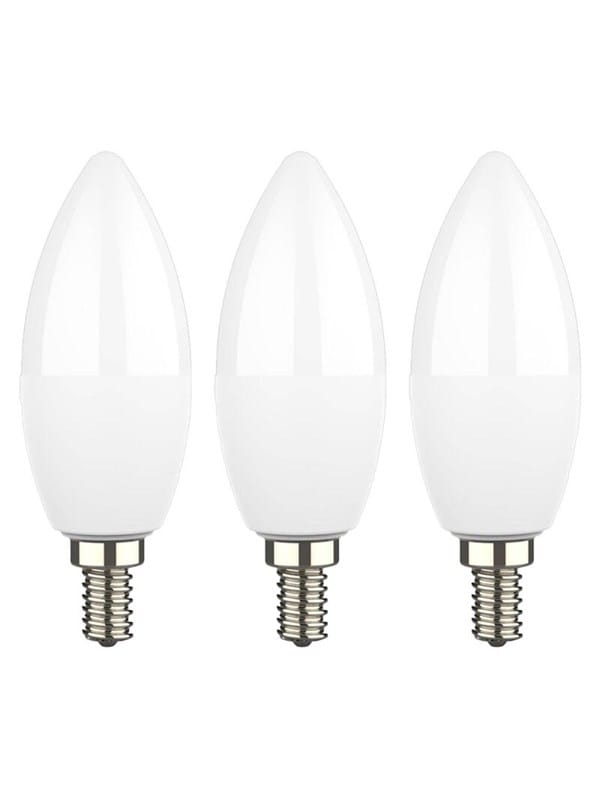 EGLO LED-Lampe C37 4.9W 470LM OPAL 3 PCS. E14