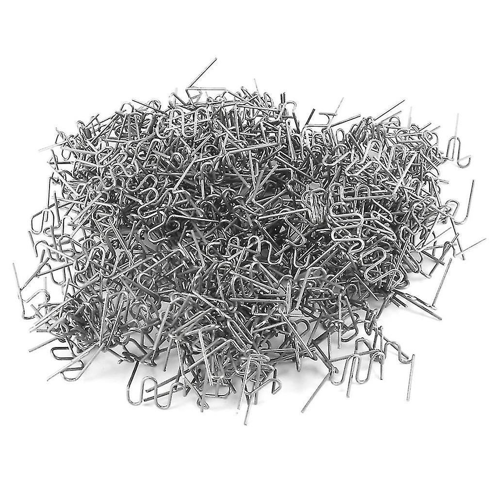 600 Stück Vorgeschnittene 0,6/0,8 Mm Wellenflachklammern Für Heftklammern Zur Reparatur Von Kunststoffheftern