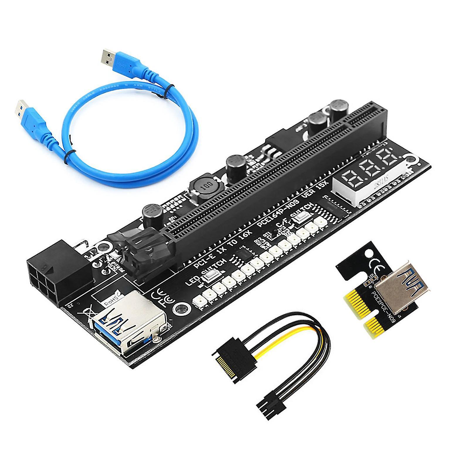 Pci-express 1x Auf 16x Gpu-adapter-riser-kabel Mit High-speed-usb-3.0-sata-verlängerungskabel