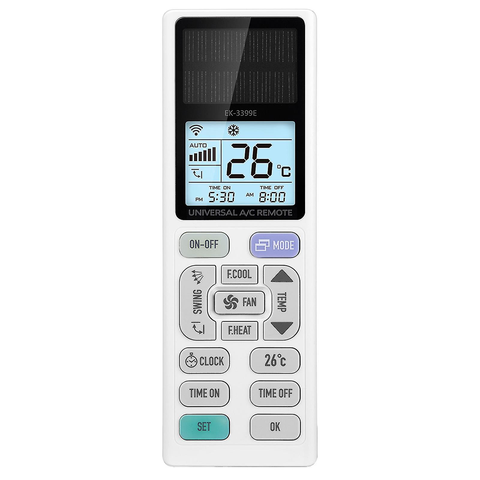 Universal Ek 3399e Fernbedienung Mit Niedrigem Stromverbrauch Für Klimaanlagen (lcd-controller)