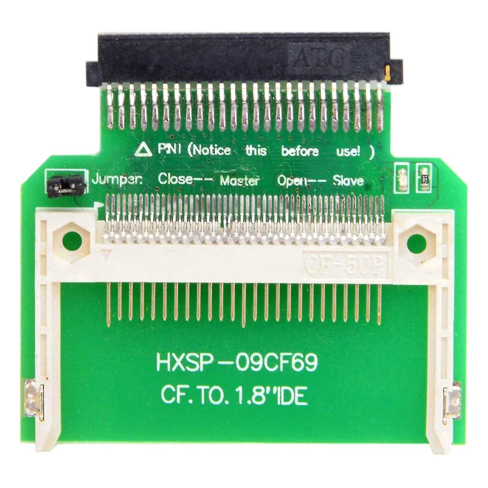 Ide-zu-cf-adapter-erweiterungskarte 50-pin Auf Compactflash Auf 1,8-zoll-ide