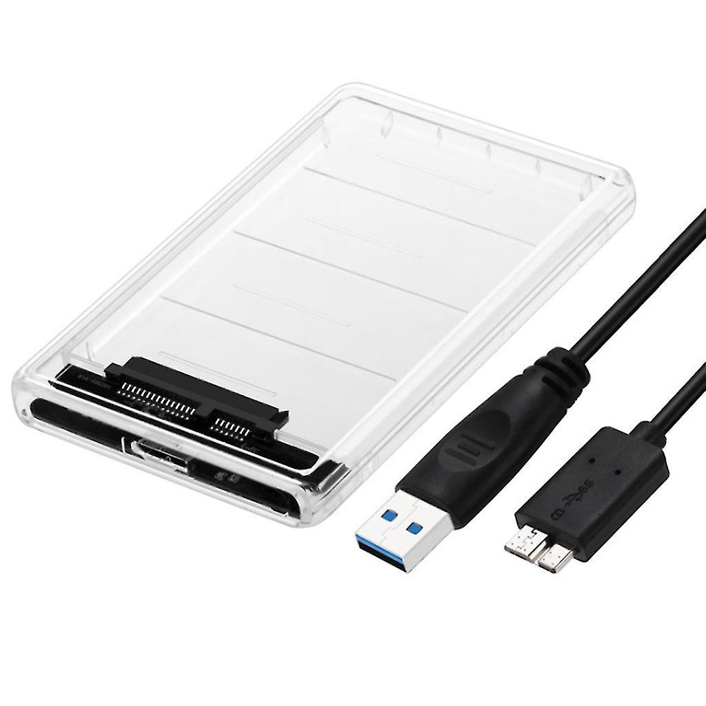 Transparente Abdeckung Für 2,5-zoll-ssd-sata-usb-3.0-adapter (5 Gbit/s, Unterstützt 2 Tb Uasp)